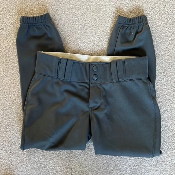 CHAMPRO Girls Gray Softball Pants, Size Large - Picture 6 of 7
